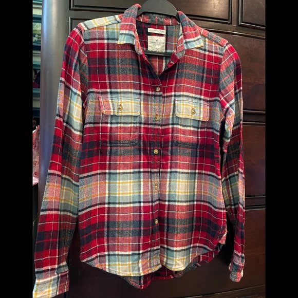 AEO ahh-mazingly soft flannel shirt size XS - Picture 2 of 8